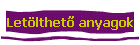 Letlthet anyagok